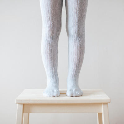 Lamington | Merino Wool Cable Tights - Belly Beyond 
