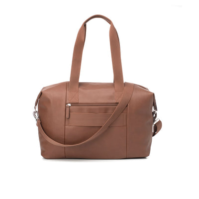 Stef Nappy Bag with Vegan Faux Leather - Brown