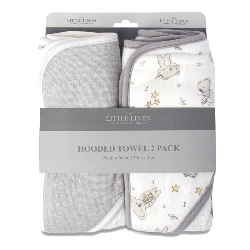 Hooded Towel 2pk - Cheeky Koala