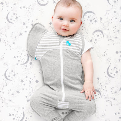 Love to Dream | Swaddle Up™ Transition Suit 1.0 TOG - Grey - Belly Beyond 