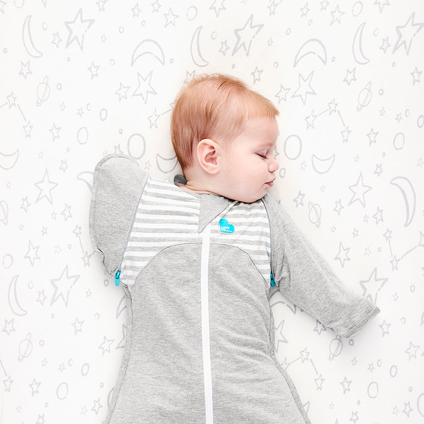 Love to Dream | Swaddle Up™ Transition Suit 1.0 TOG - Grey - Belly Beyond 
