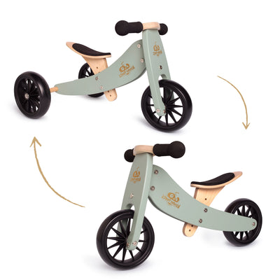 Kinderfeets | Tiny Tot Trike/Balance Bike - Sage Green - Belly Beyond 
