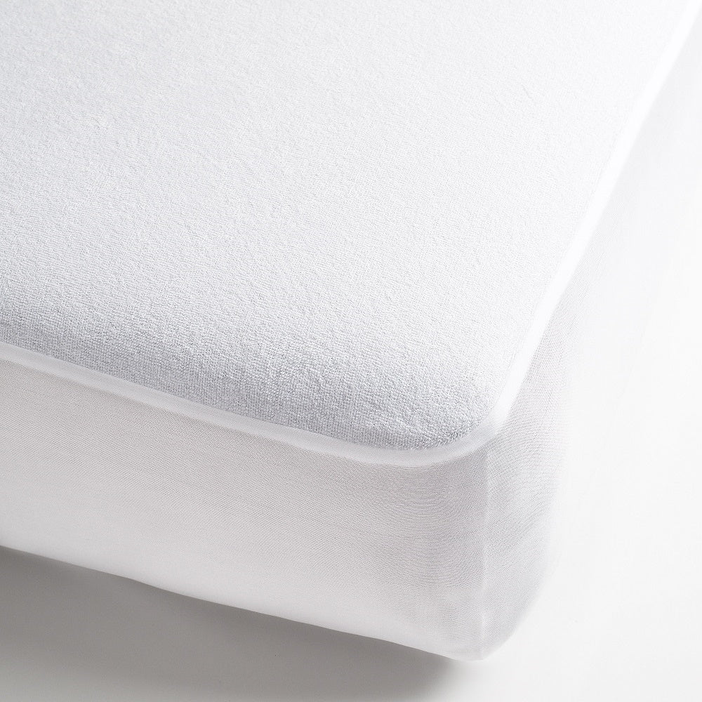 Waterproof Mattress Protector - Fitted & Towelling - King Single