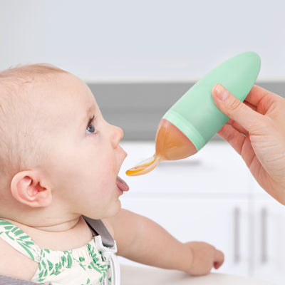 Boon | SQUIRT Baby Food Dispensing Spoon - Mint - Belly Beyond 