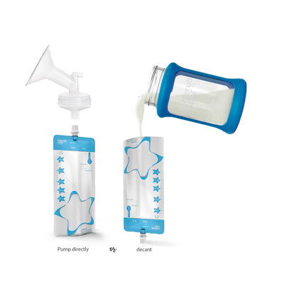 Thermo Sensor Re-Usable Breast Milk Bags - 10pk