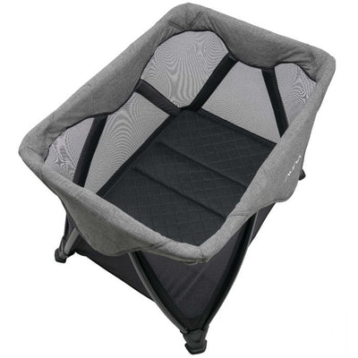 Nuna | Sena Aire Travel Cot - Charcoal - Belly Beyond 