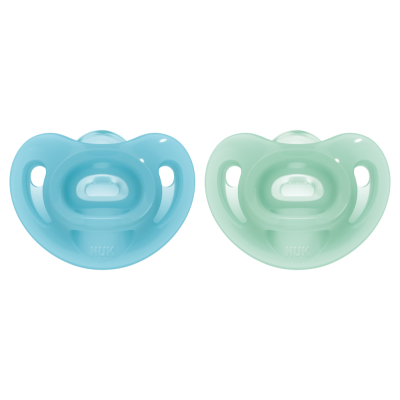 Sensitive Silicone Soother 2pk 0-6mth