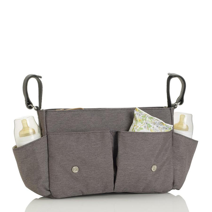 Storksak Travel Stroller Organiser Grey Belly Beyond Belly Beyond